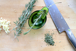 Prepare Rosemary and Garlic