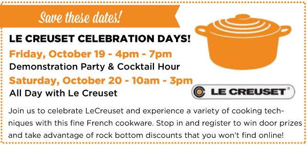 Le Creuset Days