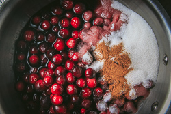 Heating Cranberries