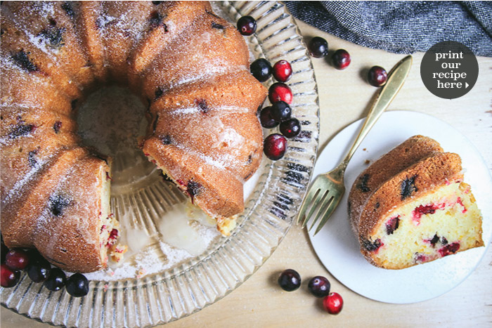 Cranberry-Orange Bundt Cake