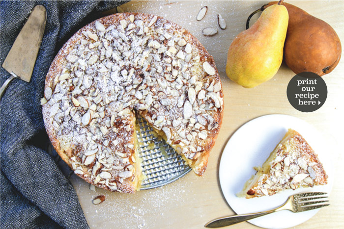 Pear Almond Cake