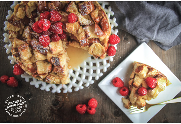 Eggnog French Toast Bake Served