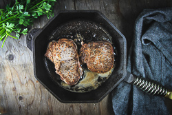 Seared and Baked Steaks