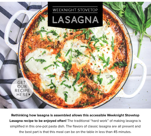 Weeknight Stovetop Lasagna