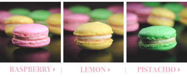 Three Macarons