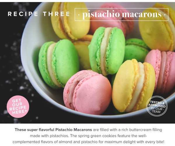 Pistachio Macarons