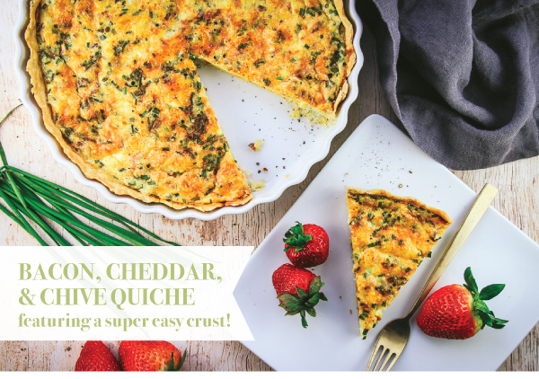 Bacon Cheddar Quiche