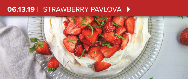 Strawberry Pavlova