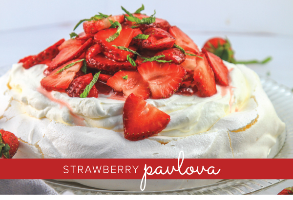 Strawberry Pavlova