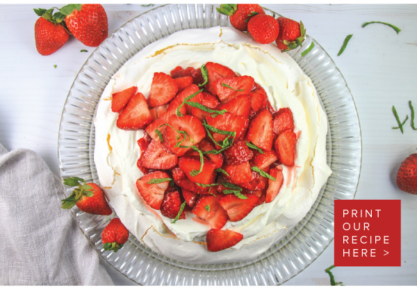 Strawberry Pavlova