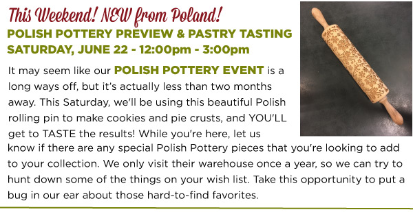 Polish Pottery Preview