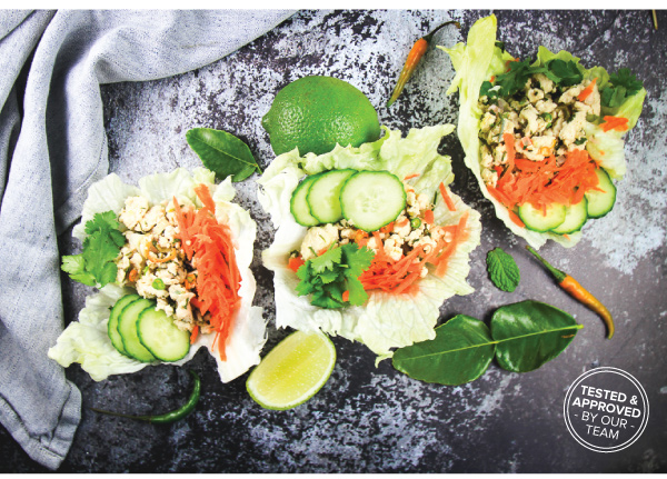 Thai Chicken Lettuce Cups - Larb Gai