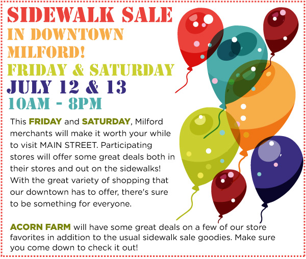 Sidewalk Sale