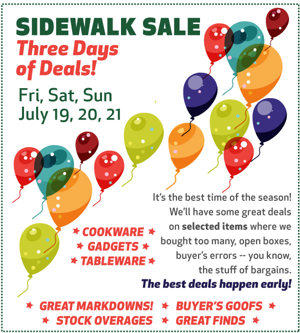 Sidewalk Sale