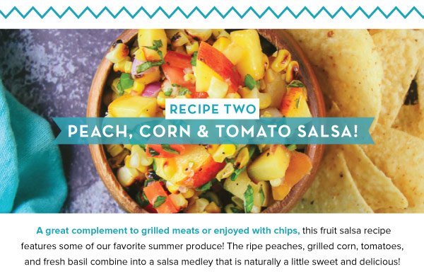 Peach Corn Tomato Salsa