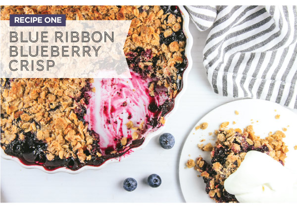 Blue Ribbon Blueberry Crisp