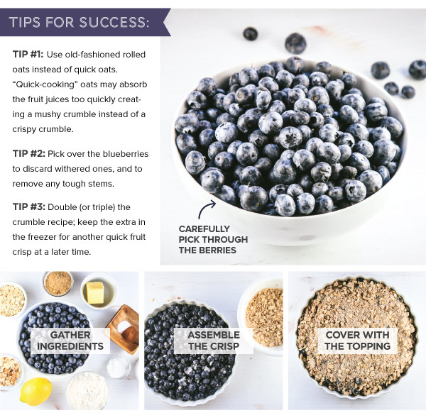 Blue Ribbon Blueberry Crisp