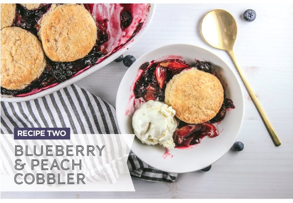 Blueberry & Peach Cobbler