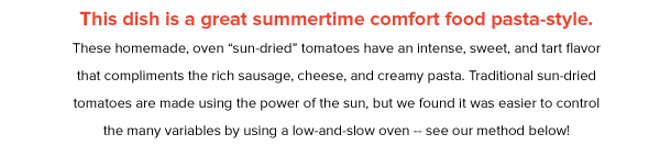 Creamy Sun-Dried Tomato Pasta