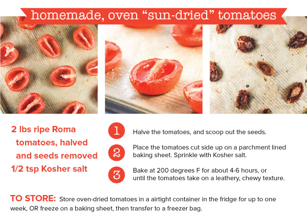 Homemade Oven Sun-Dried Tomatoes