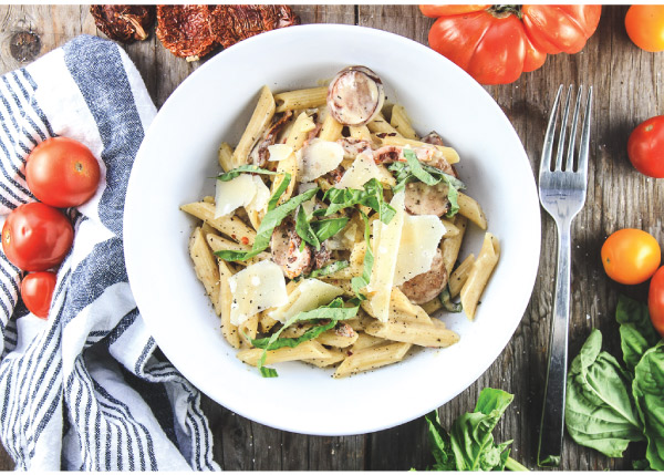 Creamy Sun-Dried Tomato Pasta