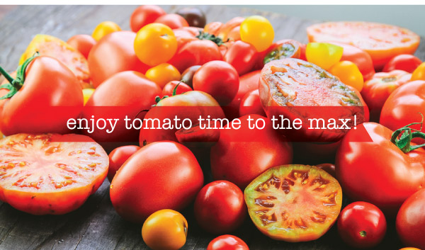 Enjoy Tomato TIme to the Max