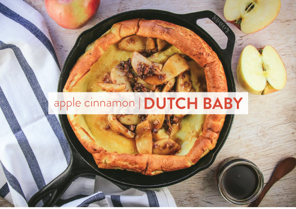 Apple Cinnamon Dutch Baby Pancake