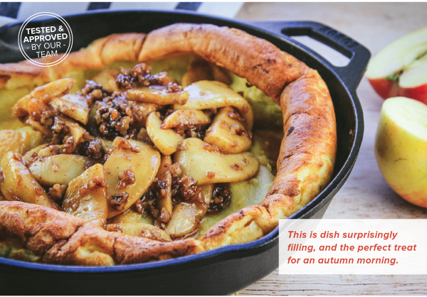 Apple Cinnamon Dutch Baby Pancake