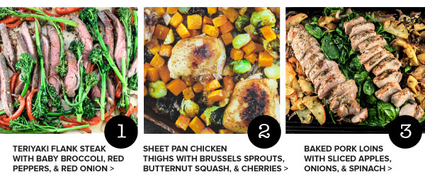 One Pan Dinners