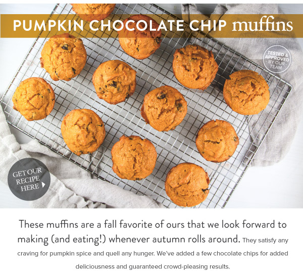 Pumpkin Chocolate Chip Muffins