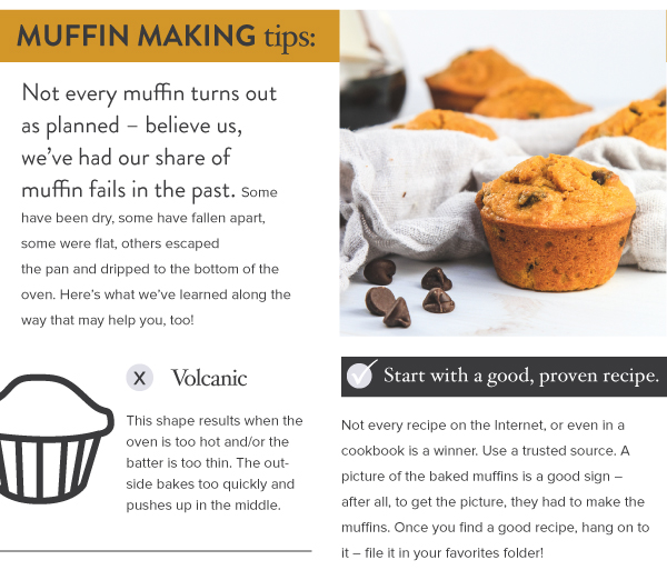 Muffin Making Tips