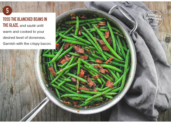 Bourbon Bacon Green Beans