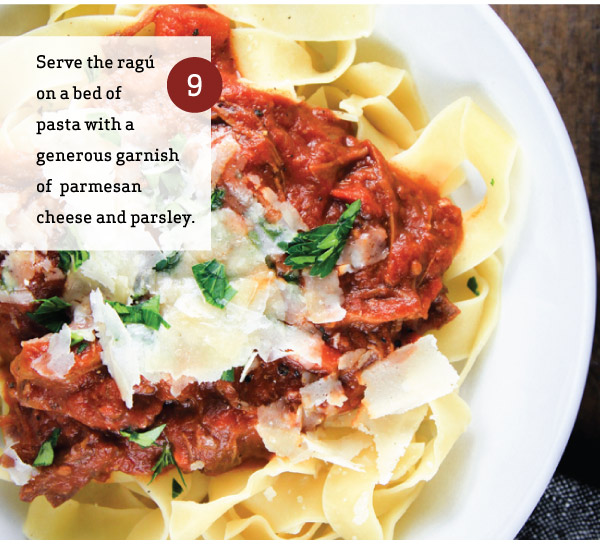 Flank Steak Ragu with Pappardelle