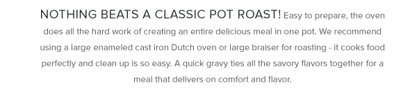 Classic Pot Roast