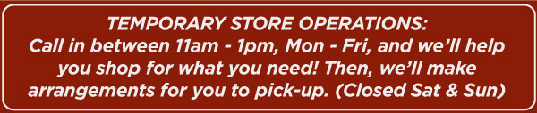 Temporary Store Operations