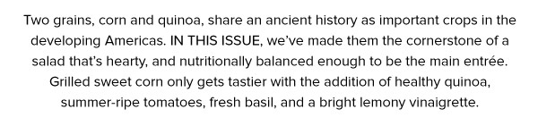 Grilled Corn and Quinoa Salad