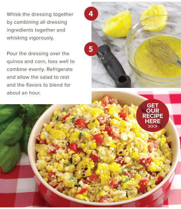 Grilled Corn and Quinoa Salad