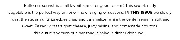 Butternut Squash Panzanella Salad