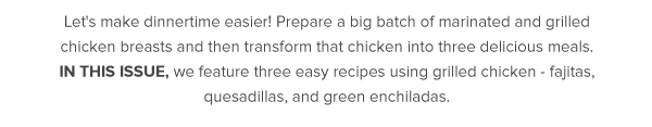 Grilled Chicken 3 Ways