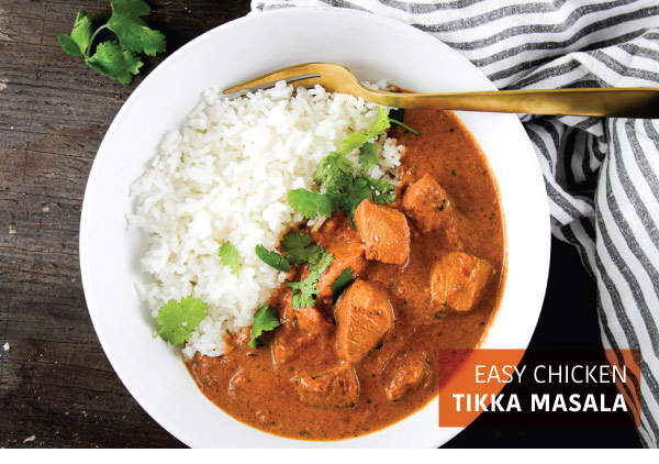 Easy Tikka Masala and Basmati Ric