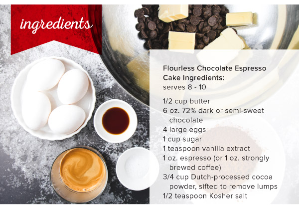 Flourless Chocolate Espresso Cake