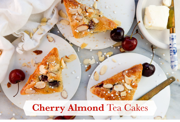 Cherry Almond Tea Cakes