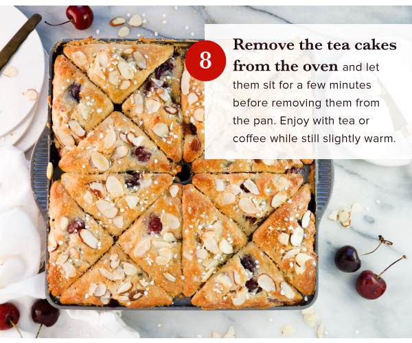 Cherry Almond Tea Cakes