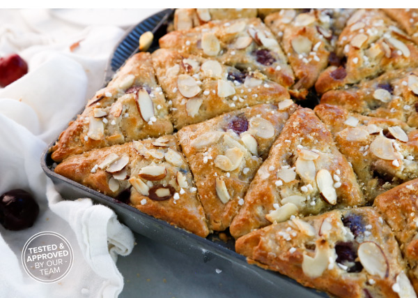 Cherry Almond Tea Cakes