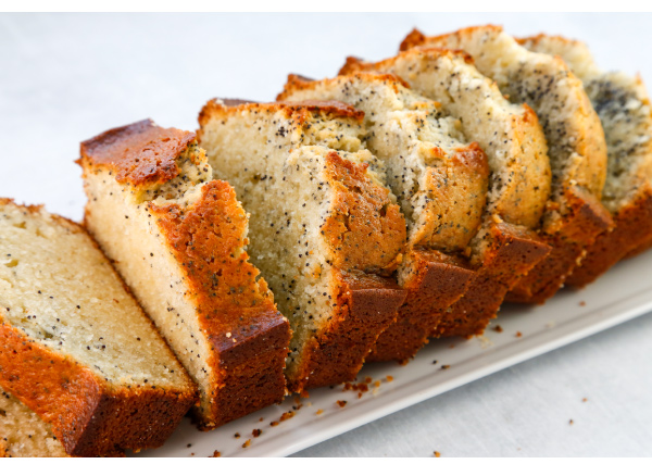 Grilled Poppyseed Pound Cake