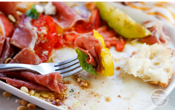 Peach and Tomato Caprese Salad