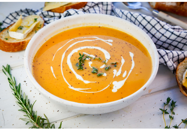 Butternut Squash Soup with Crostini