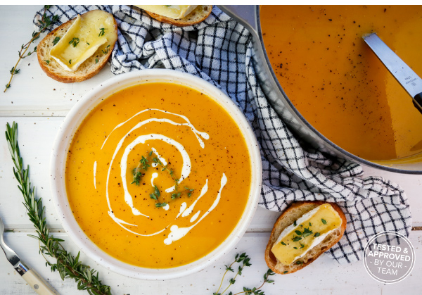 Butternut Squash Soup with Crostini