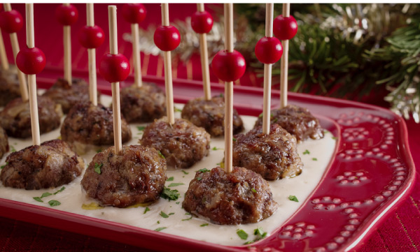 Swedish Meatballs with Sour Cream Sauce