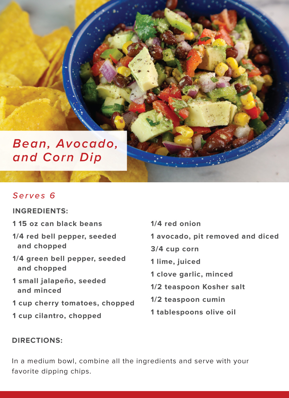 BeanAvocadoCornDip